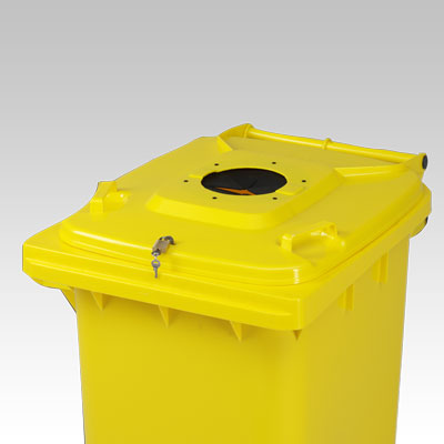 conteneur poubelle en plastique - conteneur pour ramassage déchets -  poubelles, rétention, ADR, DASRI et composteurs - produits