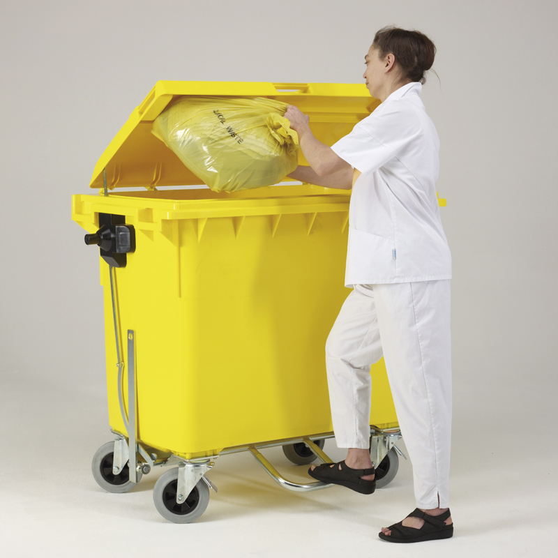 Conteneur poubelle 360L | Conteneurs poubelles et collecteurs déchets |  Axess Industries