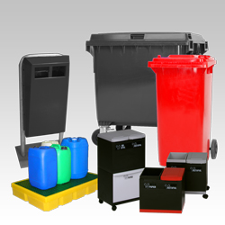 poubelles, rétention, ADR, DASRI et composteurs