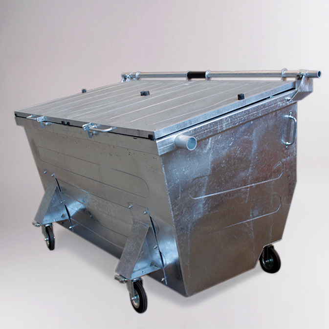 Poubelle papier et collecteur caisse aluminium conteneurs de