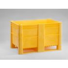 Palox plastique alimentaire 120x80x76 cm 520L JAUNE