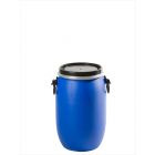 Fût en plastique BLEU 60L, ø400 x 625 mm usagé