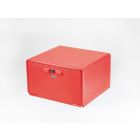 Bicycle Delivery Box 85 liter, 570x550x335 mm rood