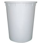 Tonneau cylindrique alimentaire 300L BLANC