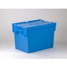 Bac navette gerbable avec couvercle 72L 60x40x416 cm BLEU - BLEU