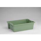 Bac plastique gerbable emboîtable norme Europe 60x40x18 cm 32L VERT