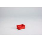 E-line Normbox Stapelbare Kunststoffbehälter, Euronorm 300x200x120 mm, Rot PP Virgin