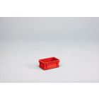 Bac plastique gerbable norme Europe alimentaire 30x20x12 cm, 5L, ROUGE