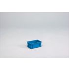 E-line Normbox Stapelbare Kunststoffbehälter, Euronorm 300x200x120 mm, Blau PP Virgin