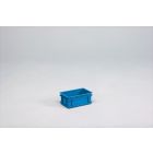 Bac plastique gerbable norme Europe alimentaire 30x20x12 cm, 5L, BLEU