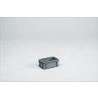 E-line Normbox Stapelbare Kunststoffbehälter, Euronorm 300x200x120 mm, Grau PP Virgin
