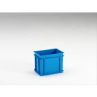 E-line Normbox Stapelbare Kunststoffbehälter, Euronorm 300x200x220 mm, Blau PP Virgin