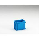 Bac plastique gerbable norme Europe alimentaire 30x20x22 cm, 9L, BLEU