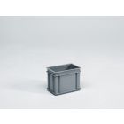 E-line Normbox Stapelbare Kunststoffbehälter, Euronorm 300x200x220 mm, Grau PP Virgin