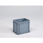 Bac plastique gerbable norme Europe alimentaire 40x30x33 cm, 30L, GRIS