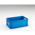 Bac plastique gerbable norme Europe alimentaire 60x40x22 cm, 40L, BLEU