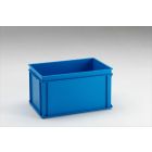 Bac plastique gerbable norme Europe alimentaire 60x40x33 cm, 60L, BLEU