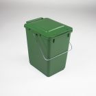 Abfallbehälter, 280x205x300mm, 10 Ltr, mit metallen Trägegriff, grün
