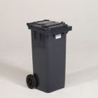 Conteneur à déchets en plastique, 120L, GRIS