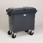 Conteneur poubelle 660 litres avec tourillons GRIS