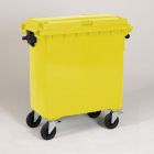 Conteneur à déchets 4 roues 770L JAUNE