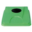 Couvercle ouverture ronde 45x33 cm VERT