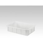 Bac plastique gerbable alimentaire hygiénique 66x45x13 cm 28L BLANC