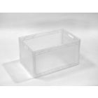 Bac plastique gerbable alimentaire 60x40x32 cm 60L TRANSPARENT