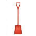 Pelle alimentaire plastique etroite 1107x362x347 mm, ROUGE