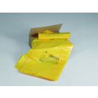 Bolsa de polietileno amarillo 60 litros,  residuos peligrosos UN3291