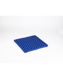 Dalle plastique garage clipsable 50x50 cm antidérapant BLEU