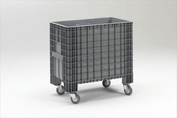 Großvolumenbehälter 400 Liter, 4 Räder, grau (pro Stück)