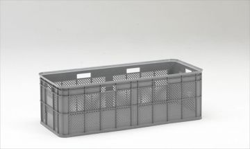 Kunststoff Großvolumenbehälter, 117x46x37cm, 180l, Wände perforiert (pro Stück)