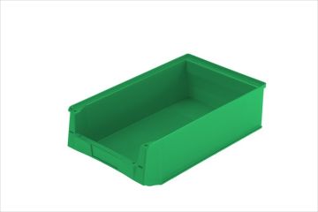 Bac à bec plastique Silafix 50x31x15 cm 17L taille 2H VERT