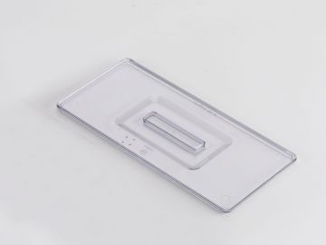 Couvercle petit bac plastique 262x119 mm TRANSPARENT