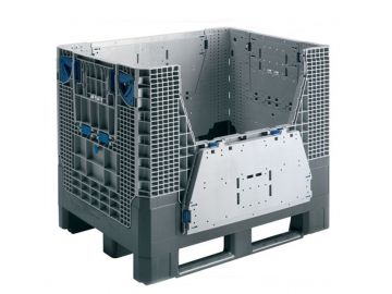Klapa 1200x800x950 mm verstärktem Boden 3 Kufen (pro Stück)