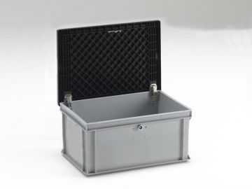 UN-zertifizierter Transportbehälter, 53 L,grau (pro Stück)