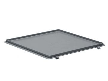 Hakendeckel 400x400 mm, hellgrau