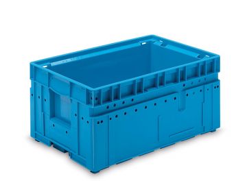 Eurobehälter C-KLT 4,3 Liter, 600x400x280 mm mit verstärktem Boden, blau