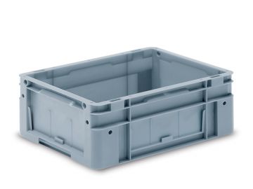 Eurotec Stapelbehälter 400x300x170 mm, 14 Liter, hellgrau