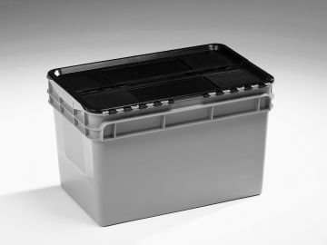 Mehrwegbehälter 60 Liter, 600x400x374 mm, grau