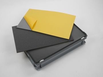 Schaumset 555x355x5 mm für Deckel und Boden (pro Stück)