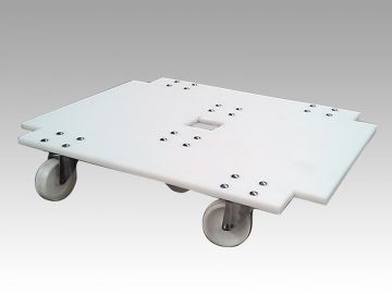 Untersetzwagen 1000x750mm weiß (pro Stück)
