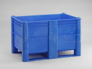 Palbox 520 Liter, auf 2 Kufen,blau (pro Stück)
