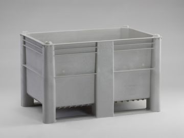 Palbox 520 Liter, auf 2 Kufen,grau (pro Stück)