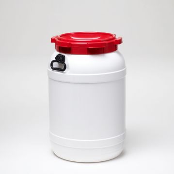 Weithalsfass 68,5L, ø410x632 mm mit Griffen, weiss (pro Stück)