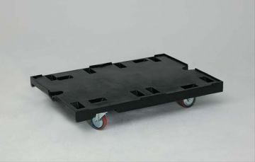 Kunststoffuntersetzwagen 120x80x20cm mit doppelwandigem Deck (pro Stück)