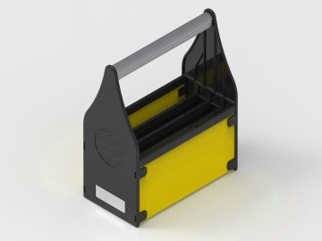 Panier de transport 242x131x302 mm pour 4 appareils (tablettes)