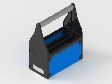 Panier de transport 242x131x302 mm pour 4 appareils (tablettes)