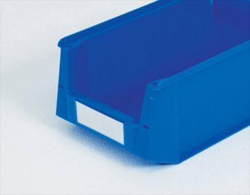 Etiketten mit transparenter Schutzfolie für Sichtlagerkasten Silafix (Größe 5) 1 Satz von 100 Stück